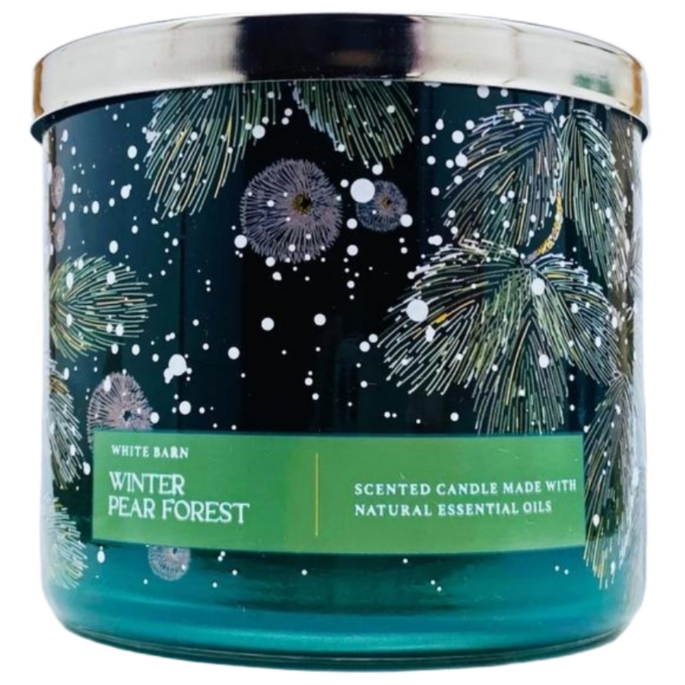 Bath & Body Works Winter Pear Forest 3-Wick Candle
